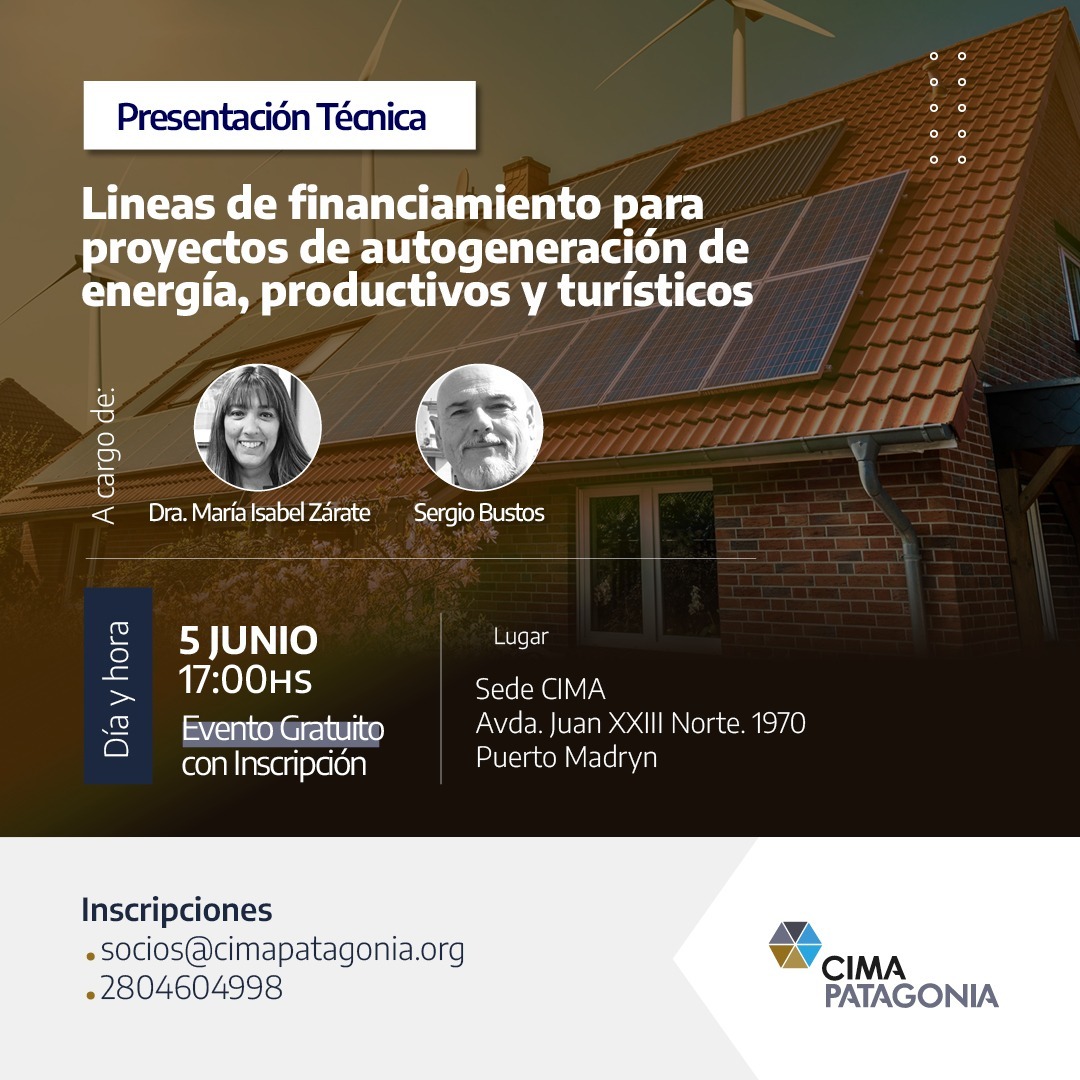 Presentación Técnica sobre Líneas de Financiamiento para proyectos de autogeneración de energía, productivos y turísticos.