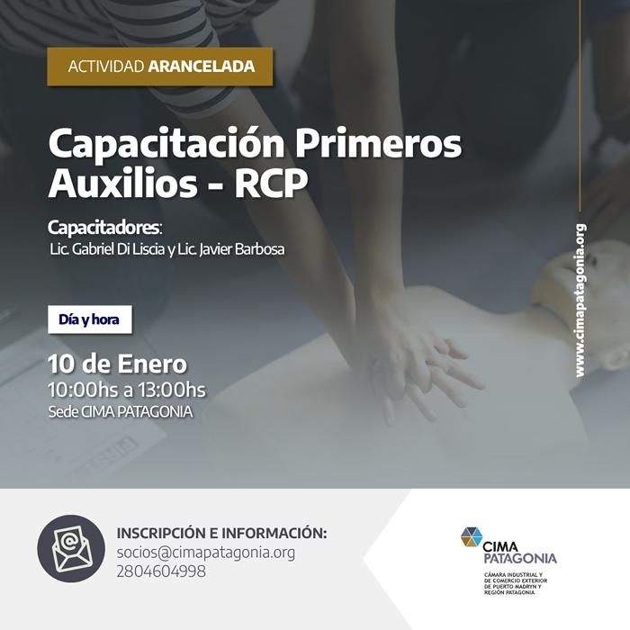 Capacitación Primeros Auxilios – RCP