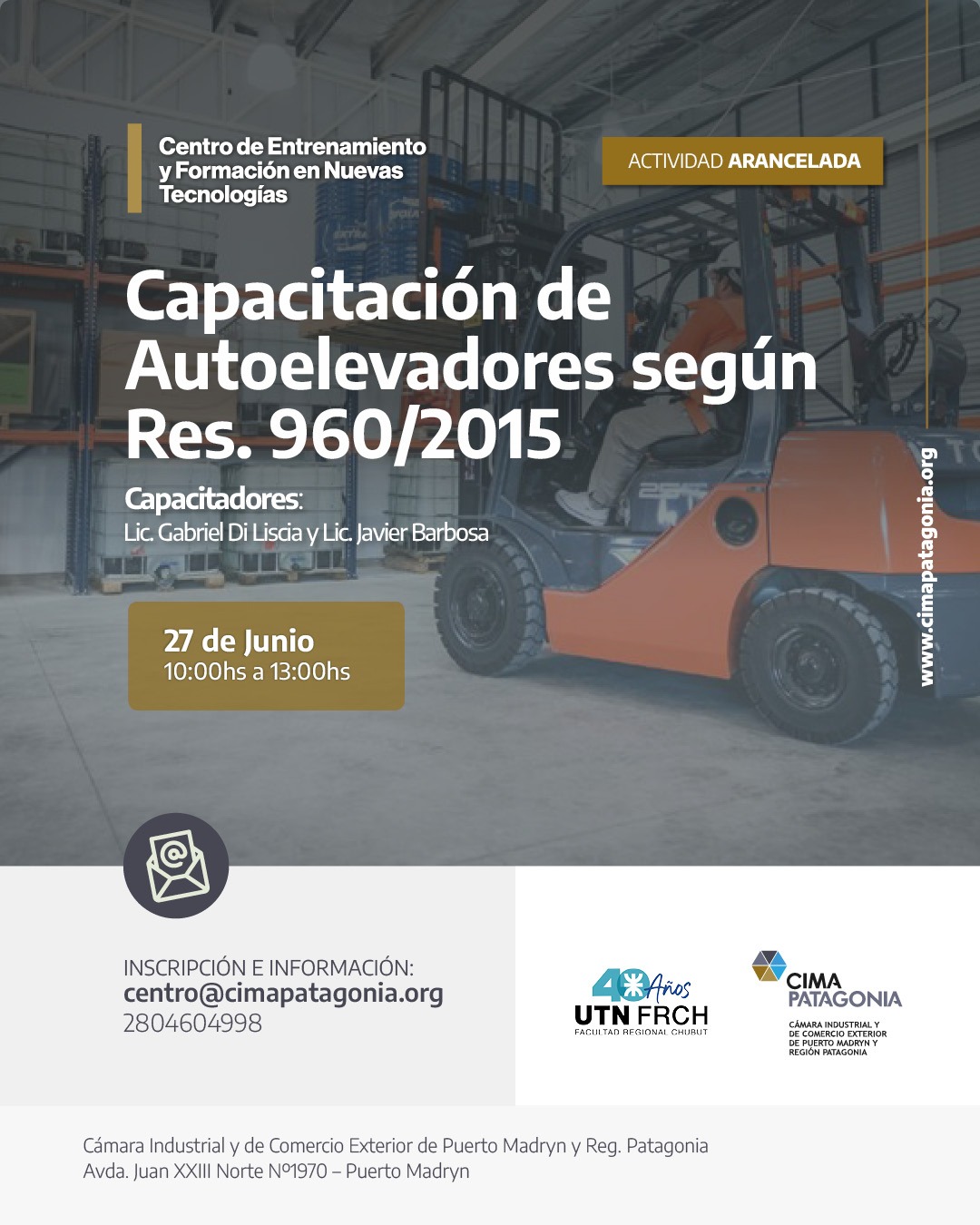 Autoelevadores según Res. 960/2015 (3ra edición)
