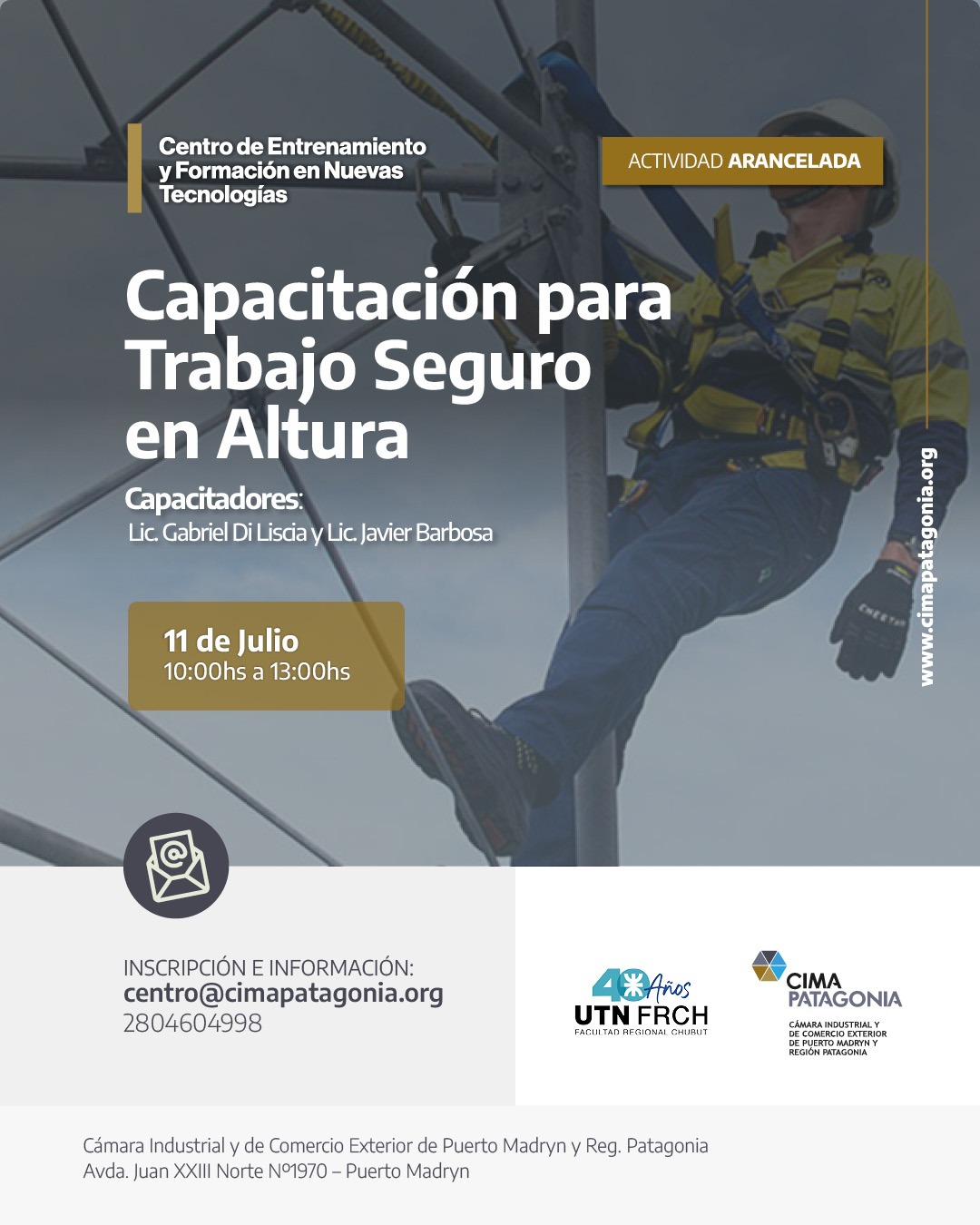 Capacitación para Trabajo Seguro en Altura – 3ra edición
